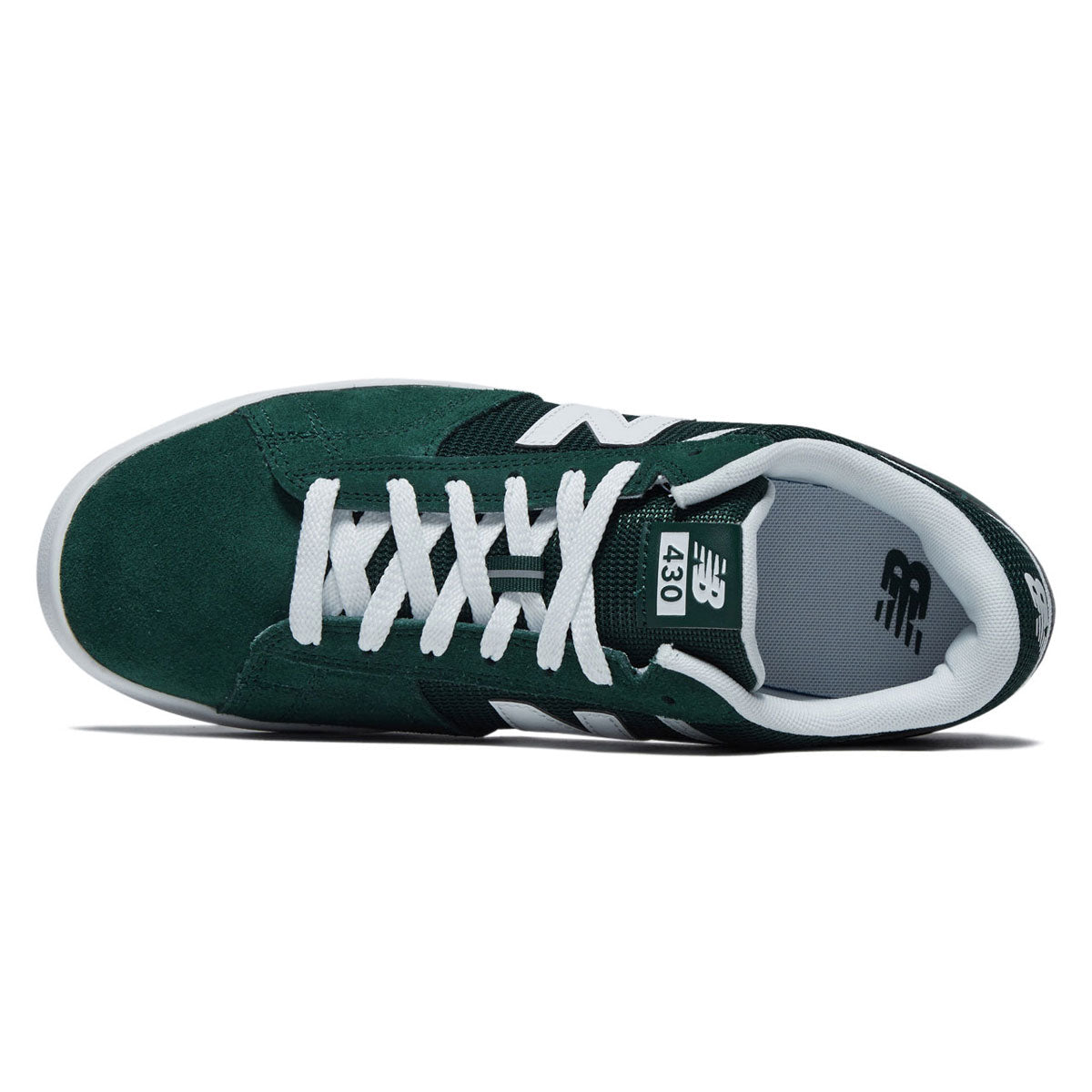 New Balance 430 Shoes - Kelly Green/White image 3
