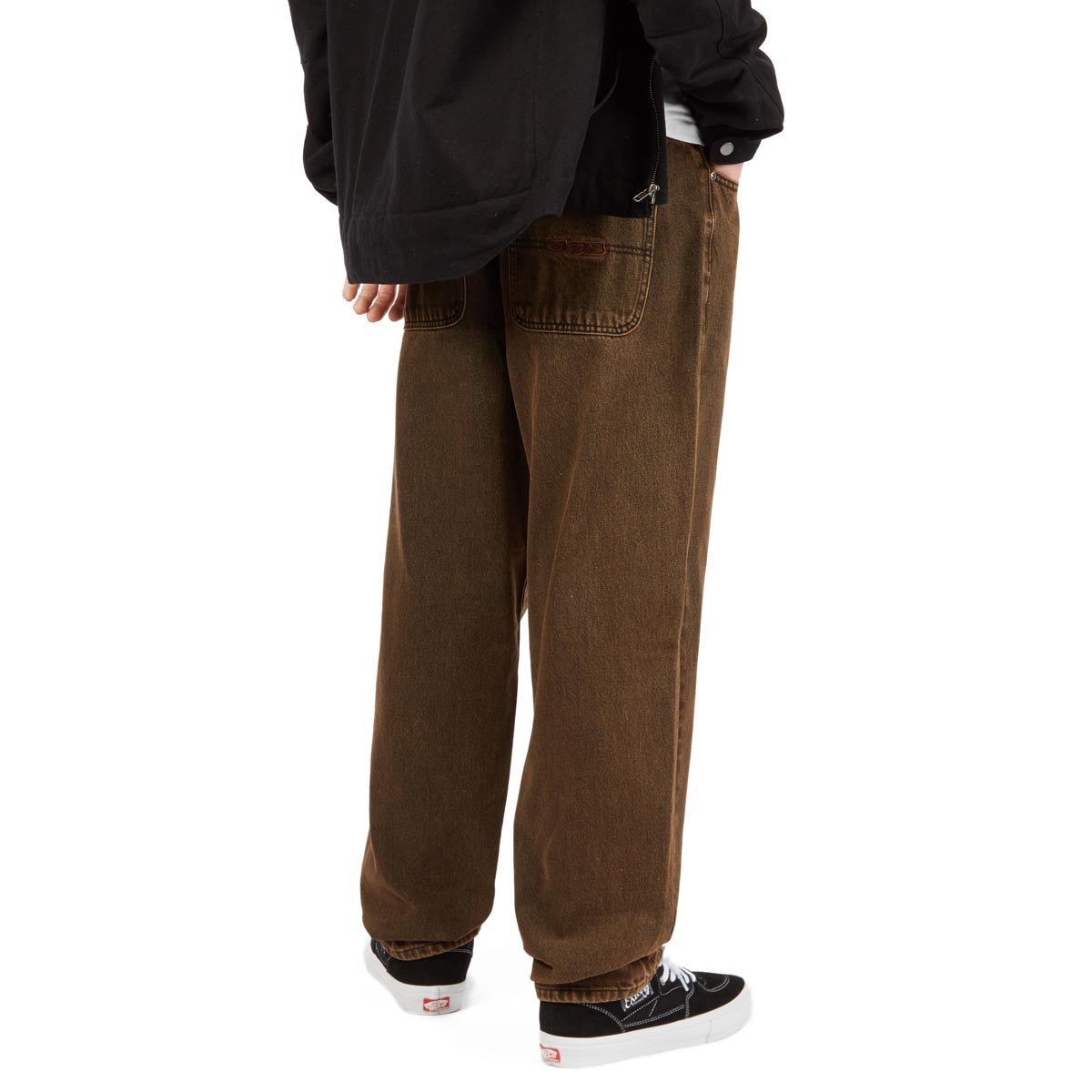 CCS Baggy Taper Denim Jeans - Acid Brown image 3