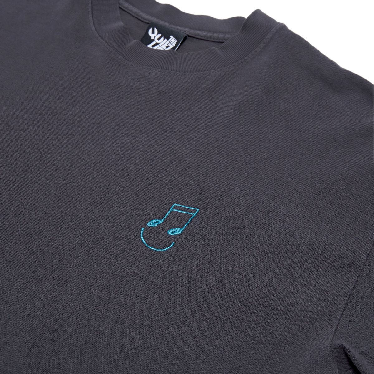 The Quiet Life Music Man Embroidered T-Shirt - Dolphin Blue image 2