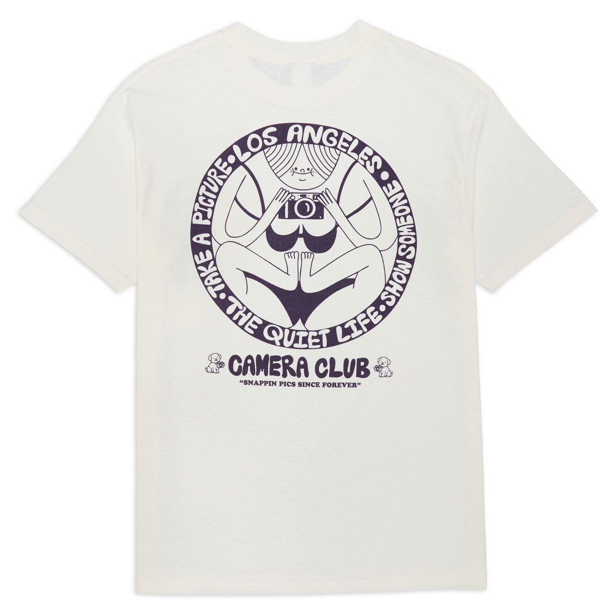 The Quiet Life Take A Picture T-Shirt - Cream image 1