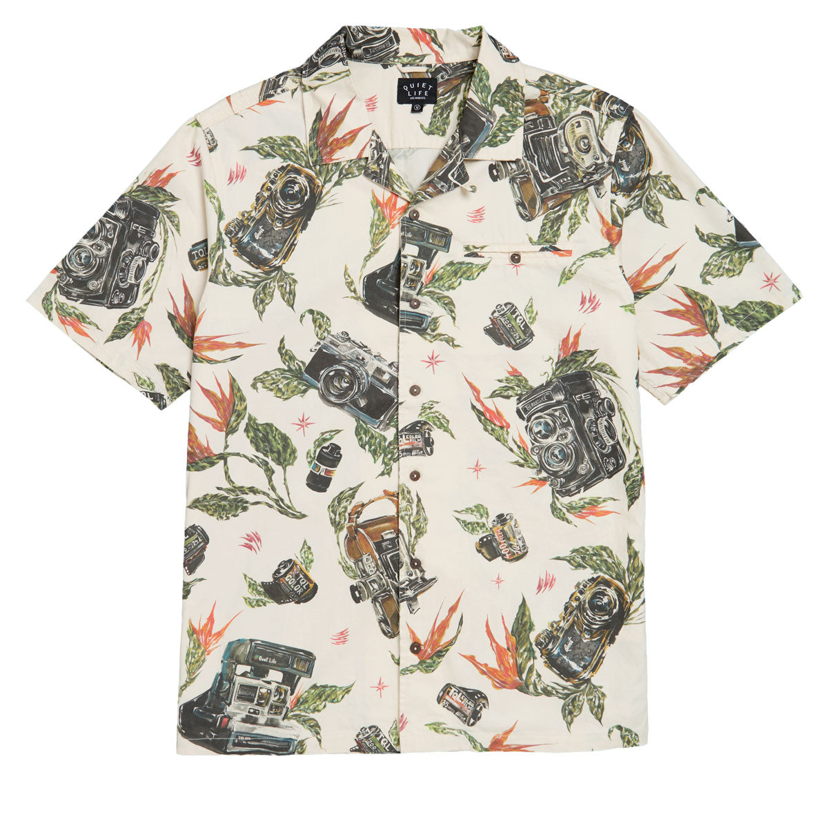 The Quiet Life Swanski Button Down Shirt - Tan image 1