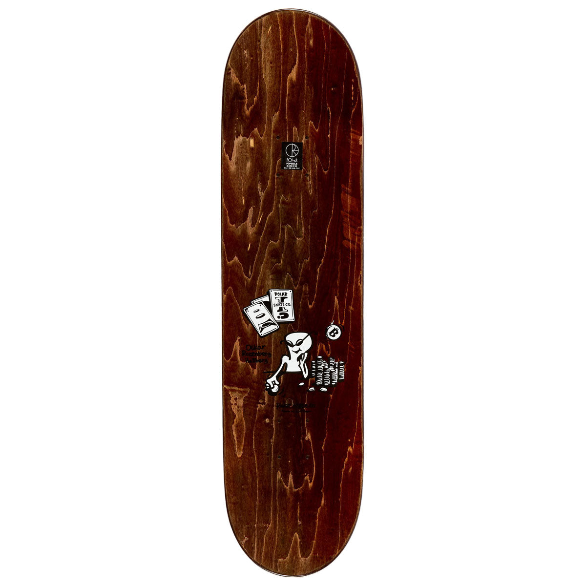 Polar Oskar Rozenberg Poker Face Skateboard Complete - 8.50