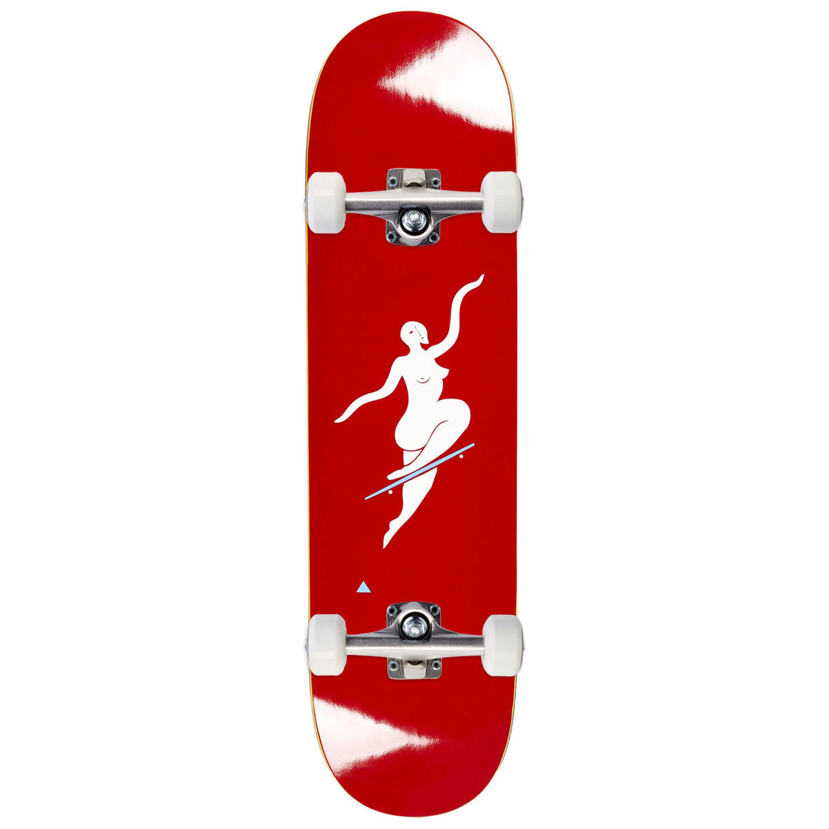 Polar No Complies Skateboard Complete - Red - 8.25