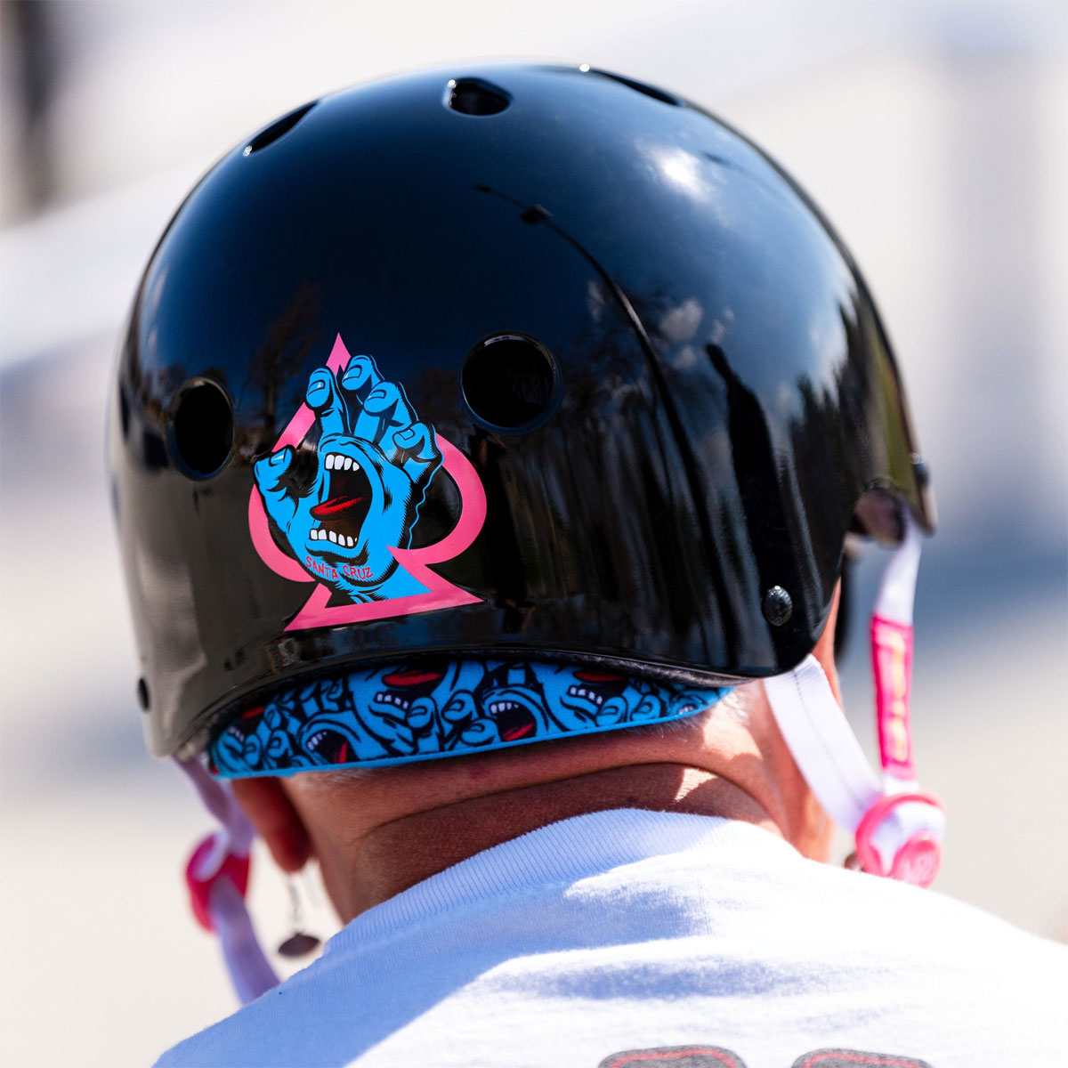 Pro-Tec x Santa Cruz Signature Edition Low Pro Helmet - Black Gloss image 4