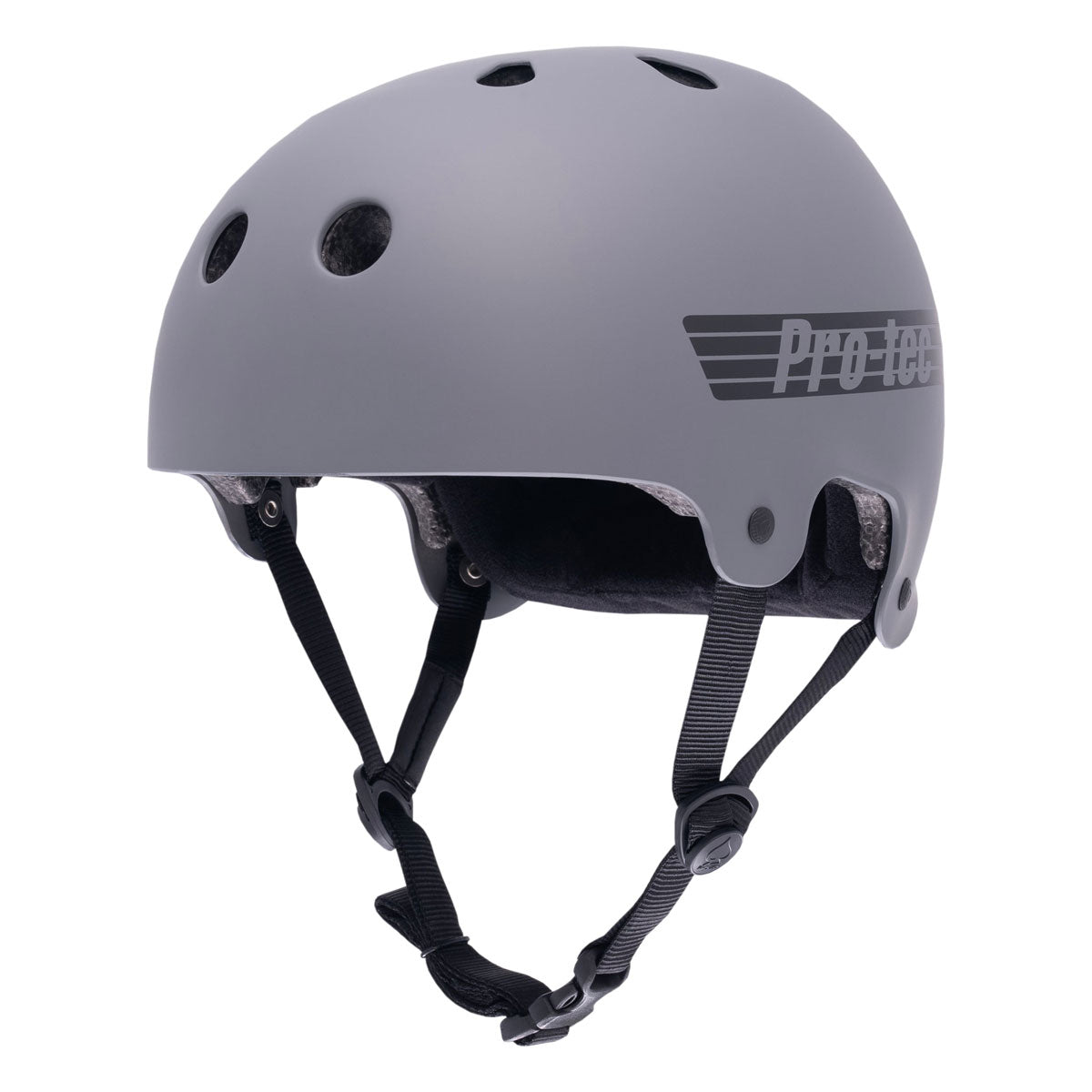 Pro-Tec Old School Low Pro Asia Fit Helmet - Grey Matte image 1