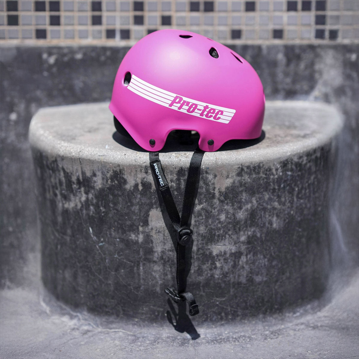 Pro-Tec Old School Low Pro Asia Fit Helmet - Pink Matte image 5