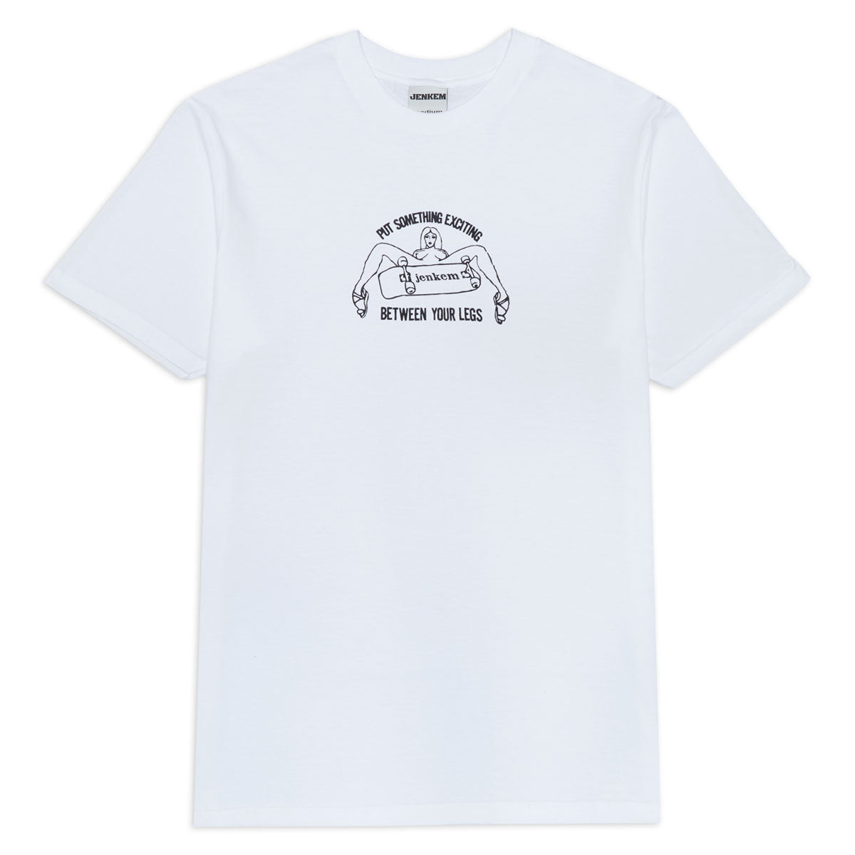 Jenkem Legs T-Shirt - White image 1