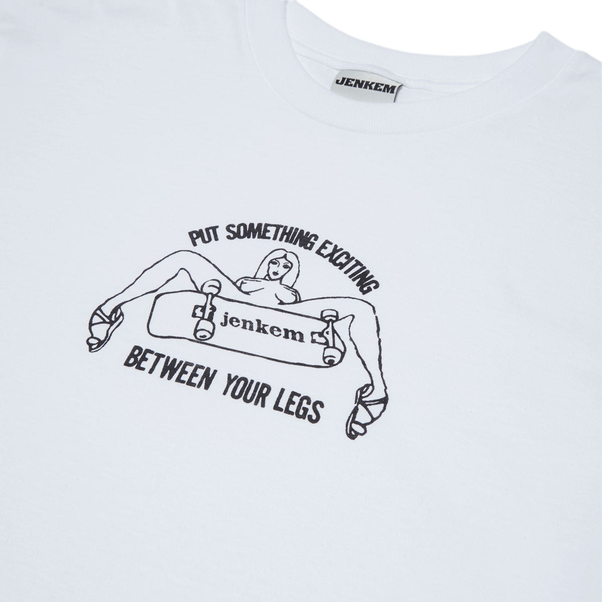 Jenkem Legs T-Shirt - White image 2