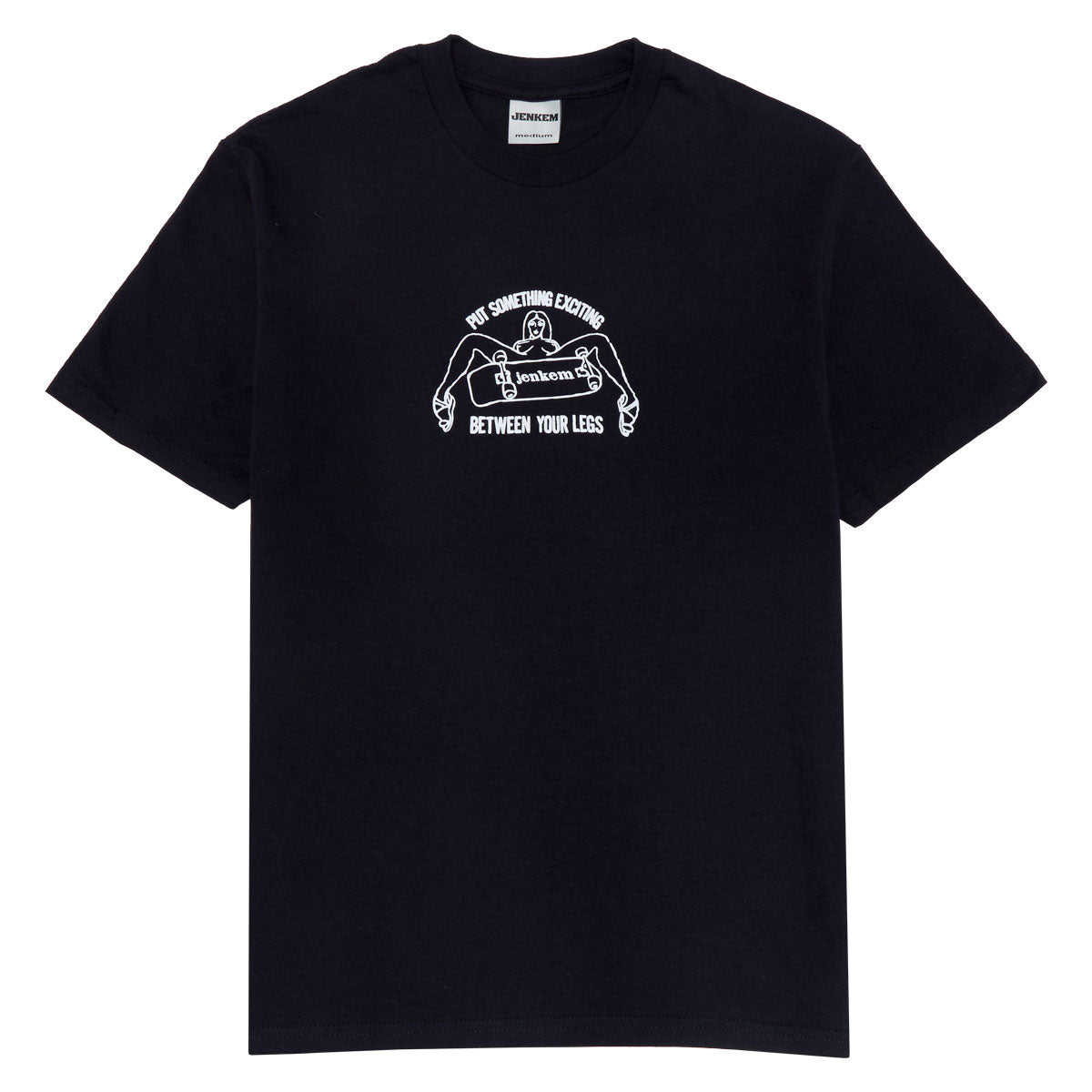 Jenkem Legs T-Shirt - Black image 1