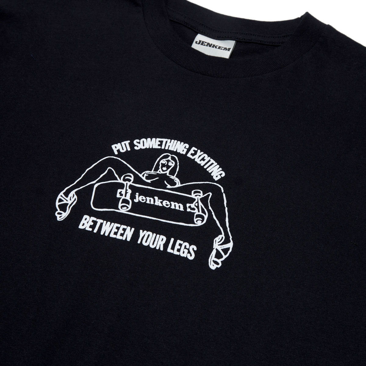 Jenkem Legs T-Shirt - Black image 2