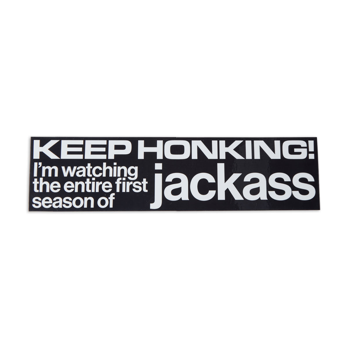 Jenkem Keep Hinking Jackass Bumper Sticker - Multi image 1