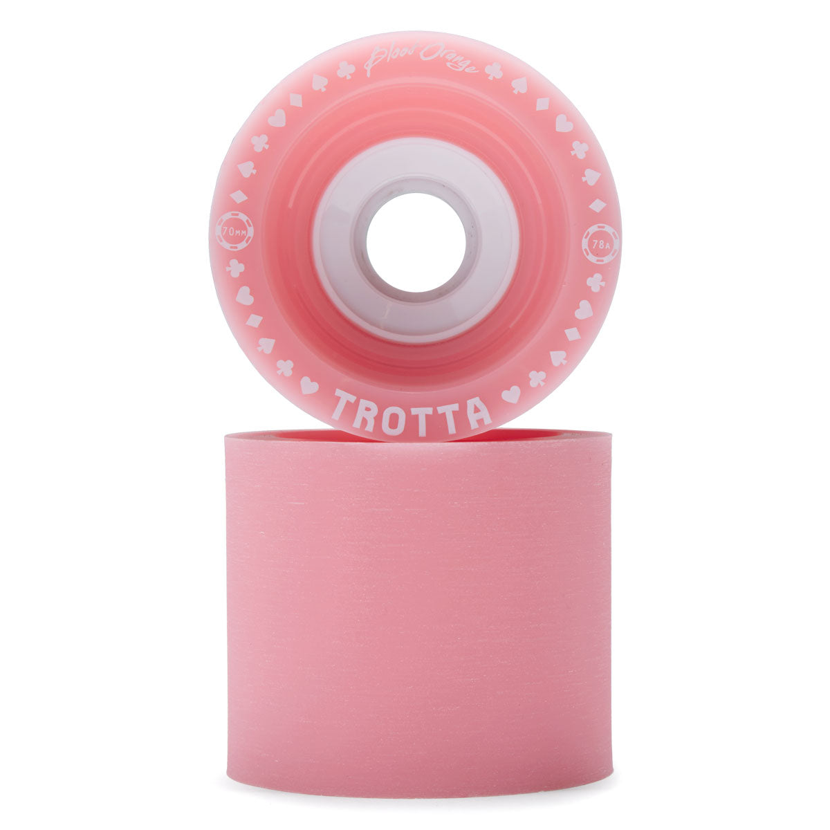 Blood Orange Cole Trotta Series 78a Longboard Wheels - Peach - 70mm image 2
