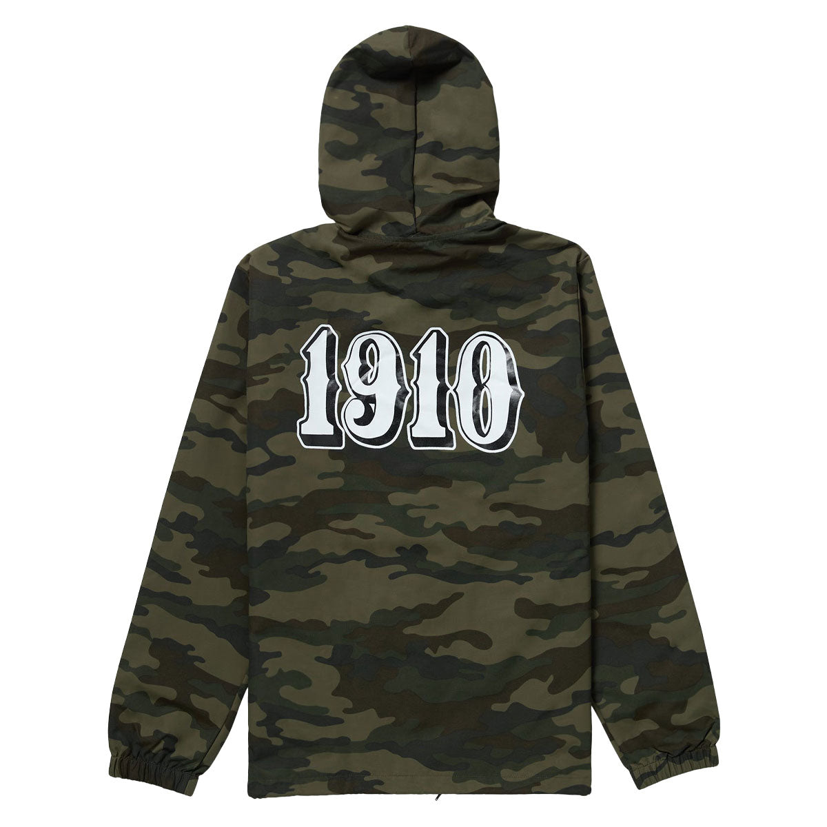 1910 OG Font Hooded Coaches Jacket - Camo image 2