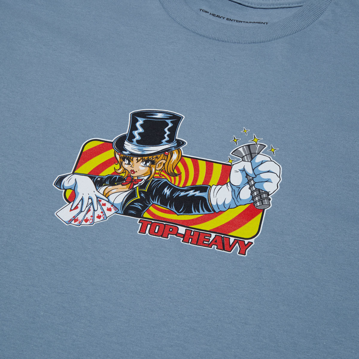 Top Heavy Sleight of Hand T-Shirt - Slate image 2