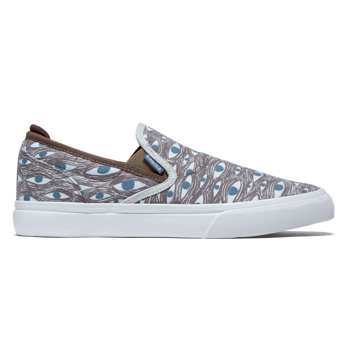Emerica Wino G6 Slip-on x Templeton Shoes - Brown/Blue image 1