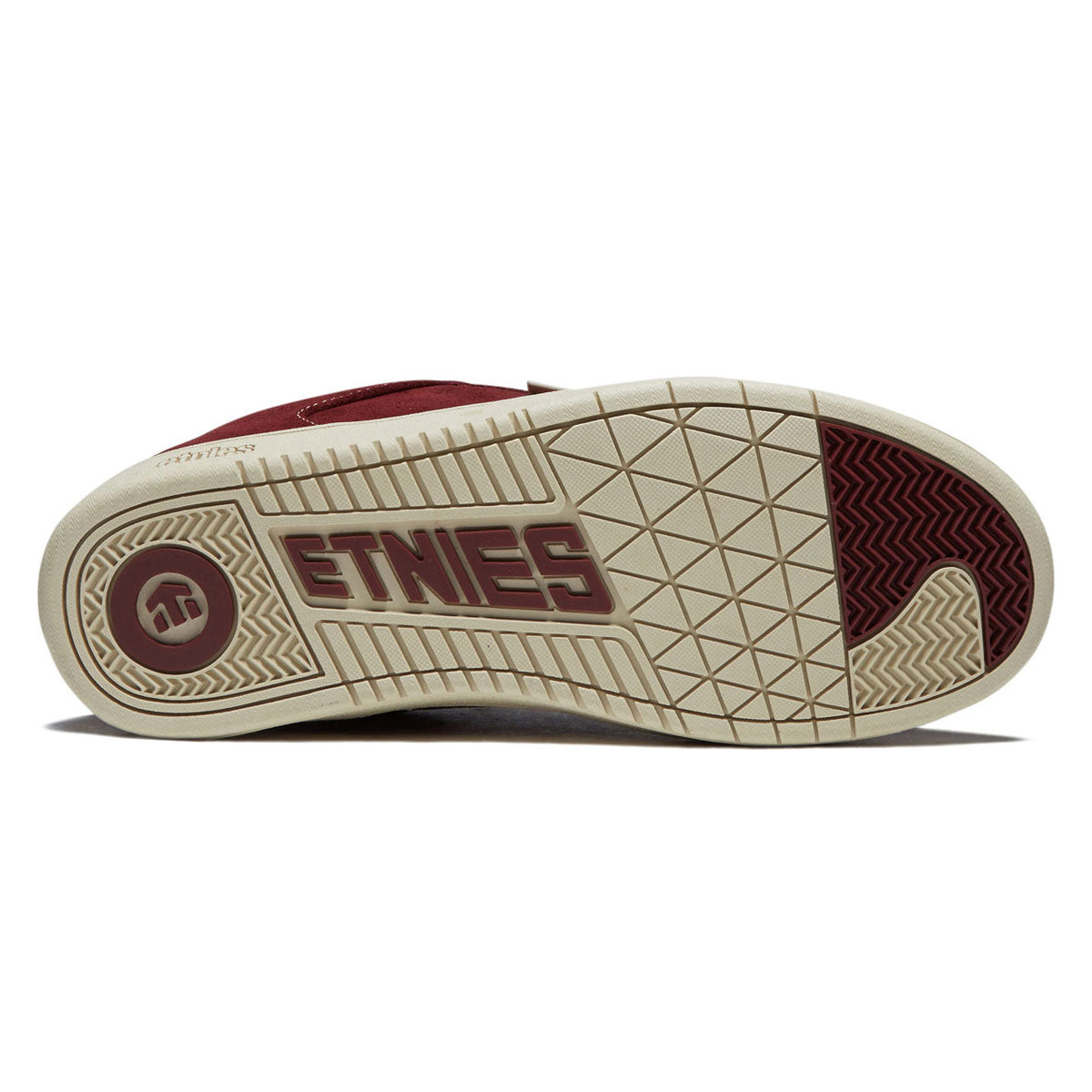 Etnies Scam Shoes - Burgundy/Tan image 4