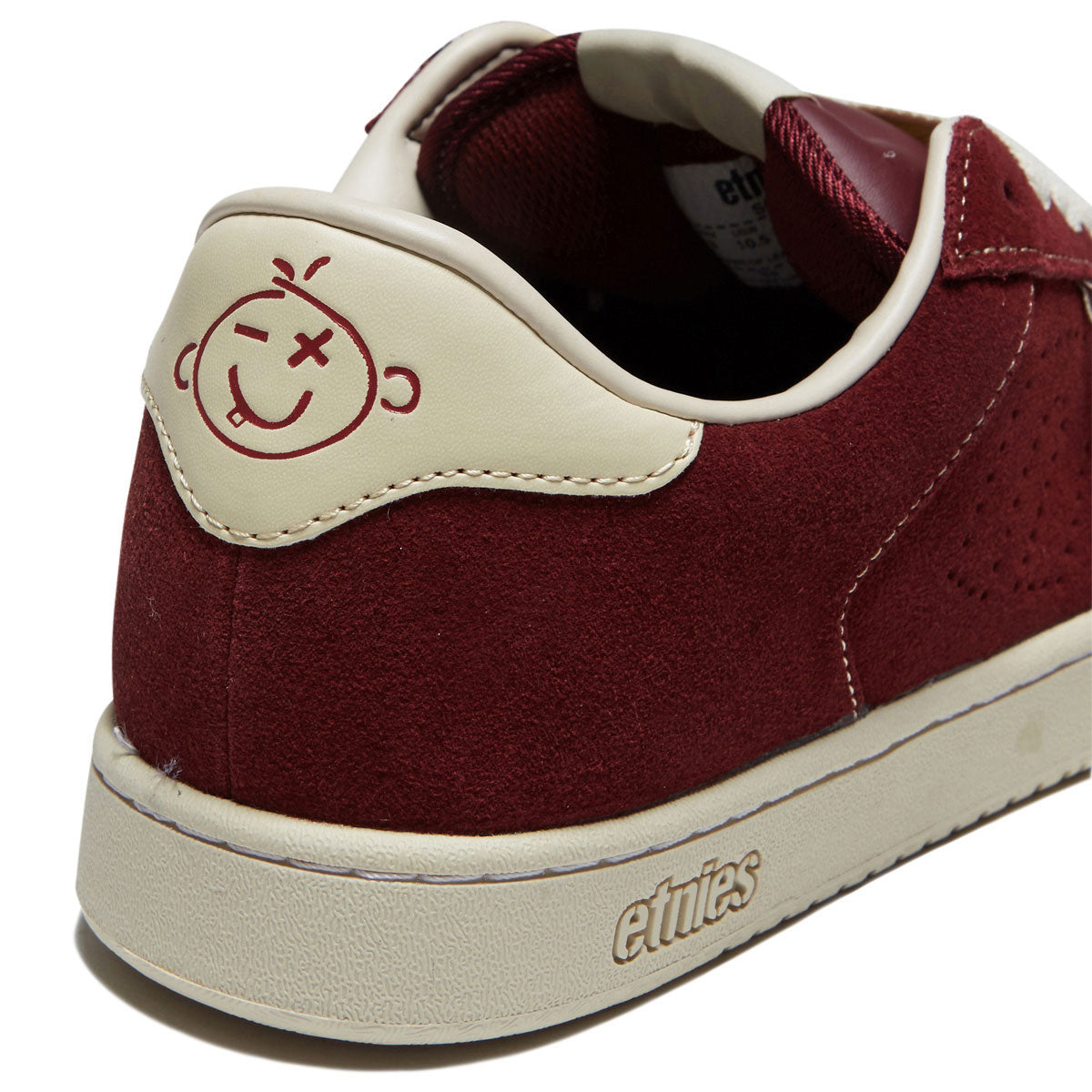 Etnies Scam Shoes - Burgundy/Tan image 5