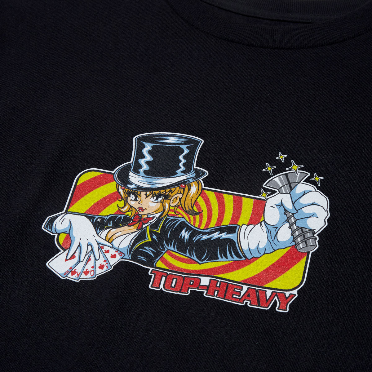 Top Heavy Sleight of Hand T-Shirt - Black image 2