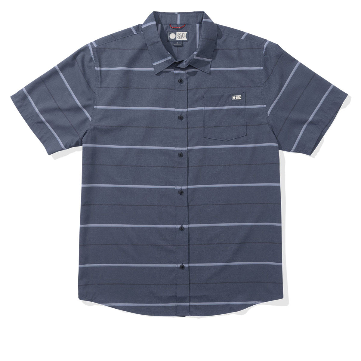 Salty Crew Skipper Tech Woven Shirt - Dark Lava image 1