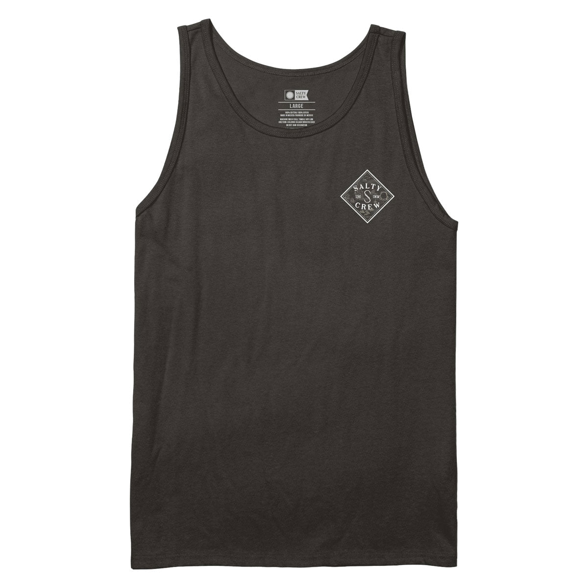 Salty Crew Tippet Fill Tank Top - Black image 1