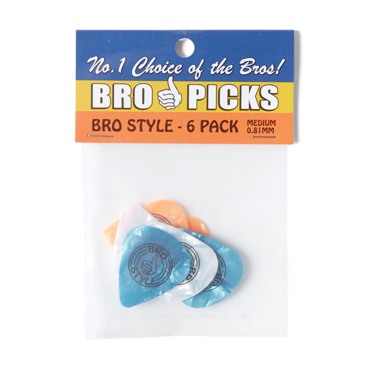Bro Style Bro Guitar Pick - Multi image 1