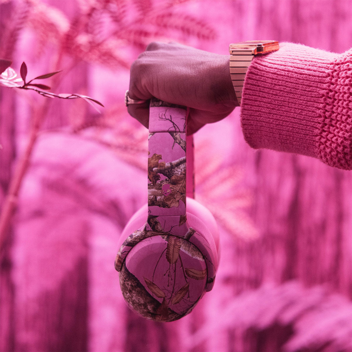 Skullcandy Crusher ANC 2 Headphones - Real Tree Edge Pink image 5