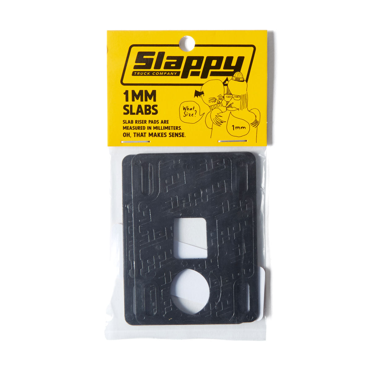 Slappy Slabs Low Risers - Black - 1mm image 1
