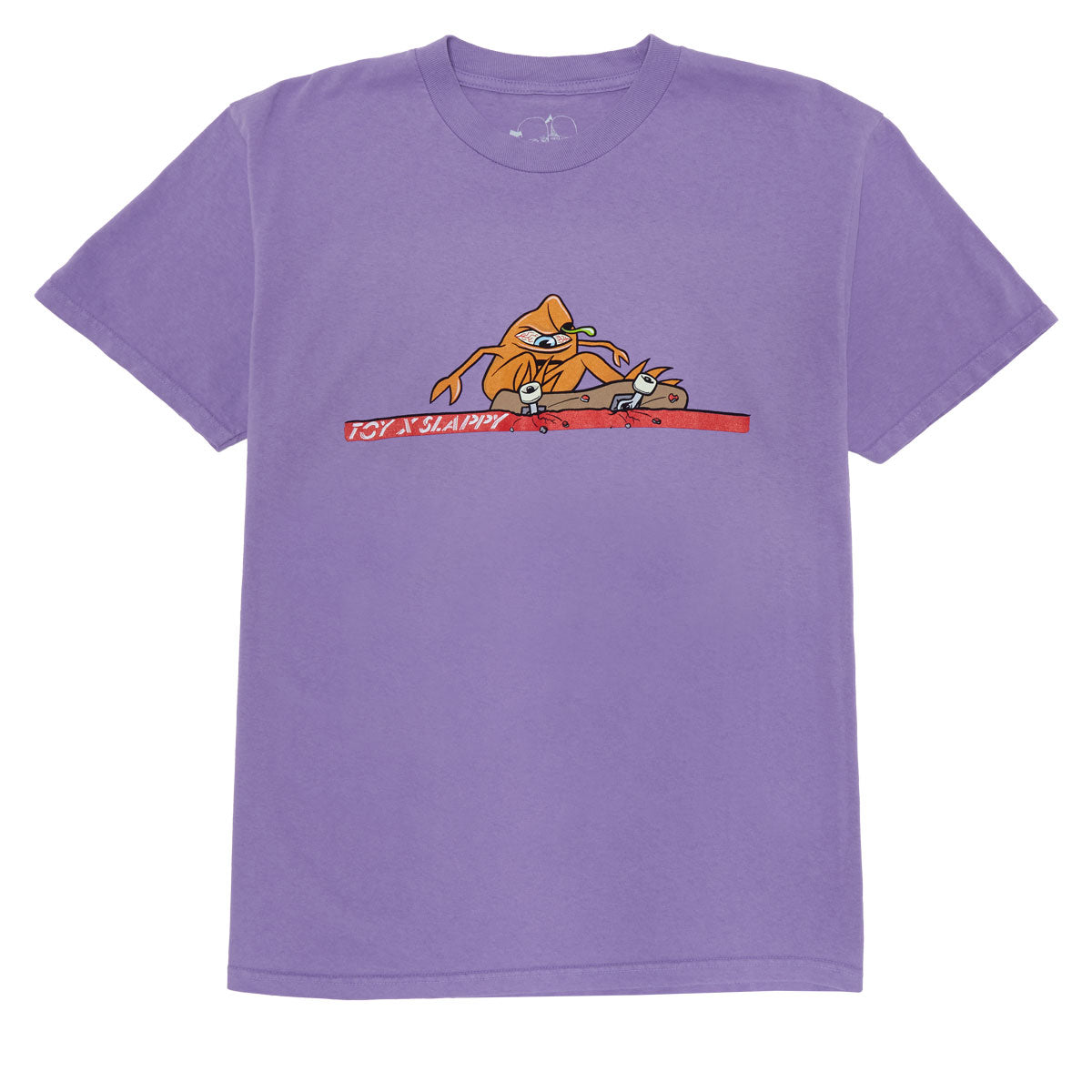 Slappy x Toy Machine T-Shirt - Lilac image 1