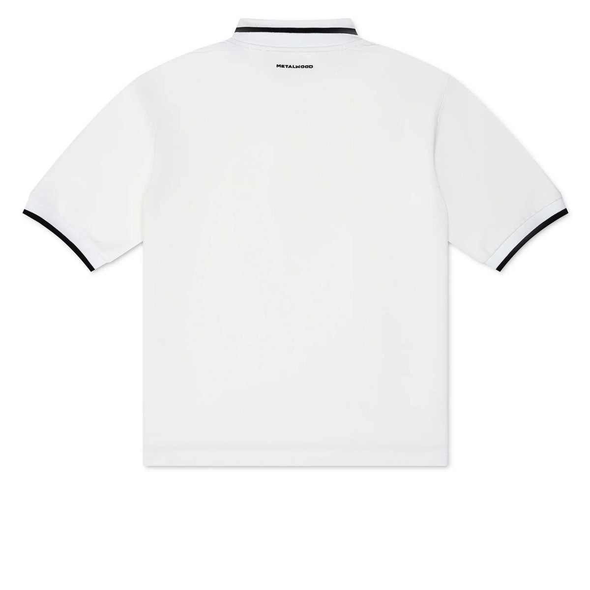Metalwood World Class Zip Polo Shirt - White image 2