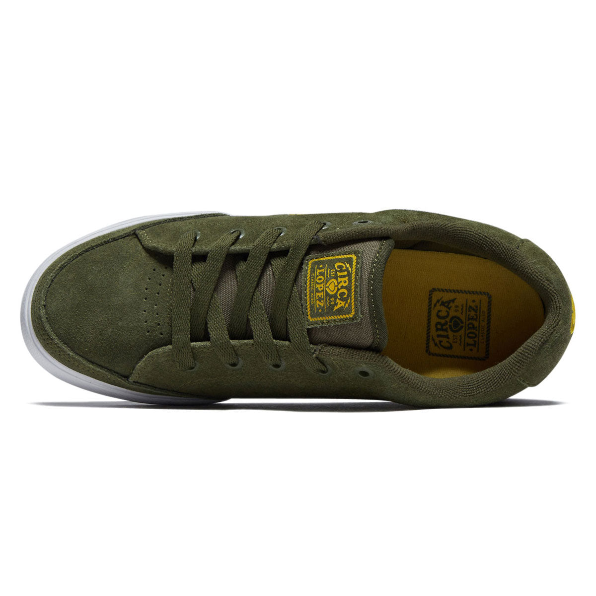 C1rca AL 50 Slim Shoes - Military Green/Lemon image 3