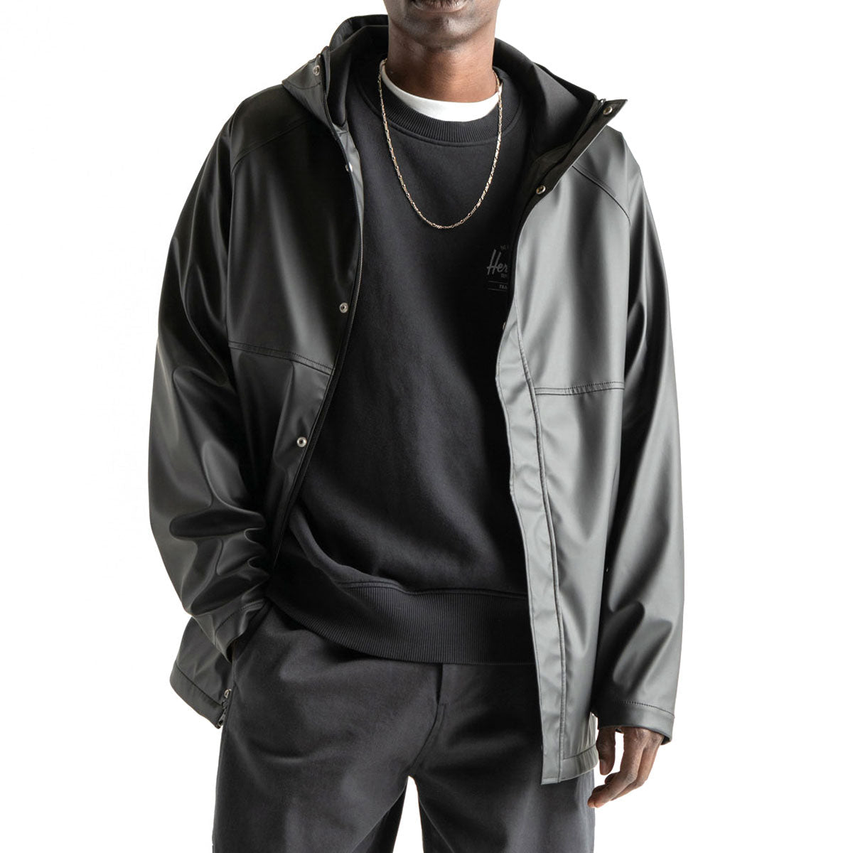 Herschel Supply Classic Rain Jacket - Black image 3