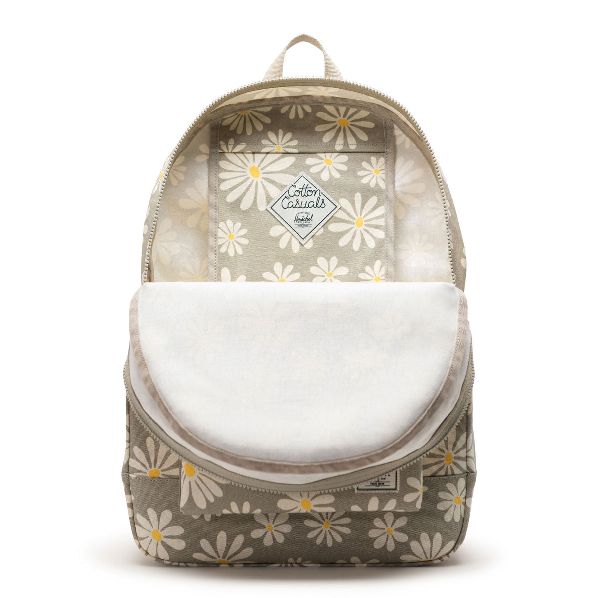 Herschel Supply Pacific Daypack Backpack - Retro Daisy/Abbey Stone image 4