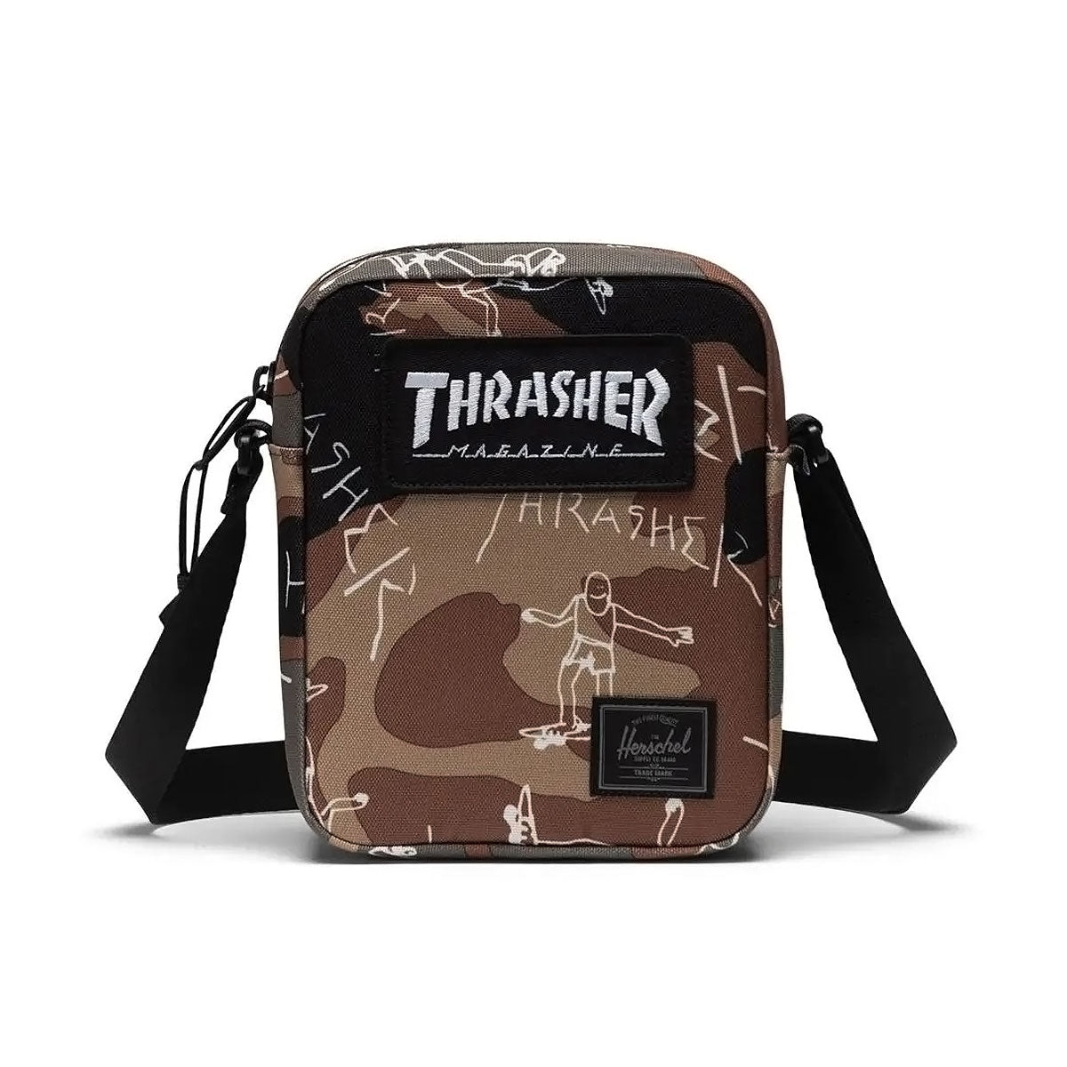 Herschel Supply x Thrasher Gonz Heritage Crossbody Bag - Woodland Camo image 1
