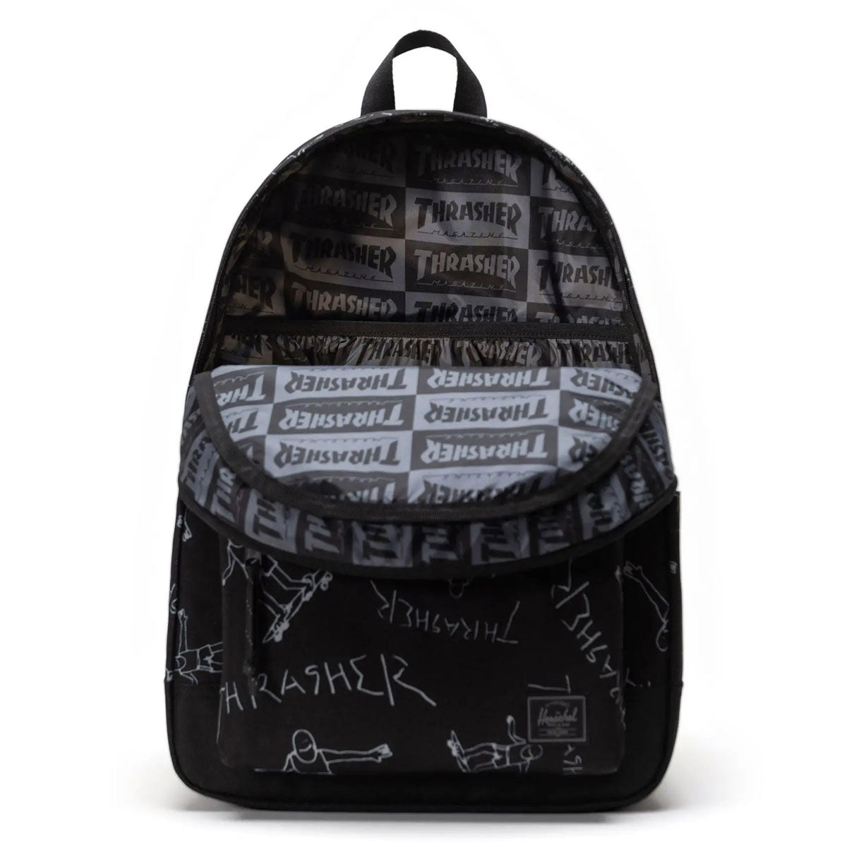 Herschel Supply x Thrasher Gonz Classic XL Backpack - Black image 4