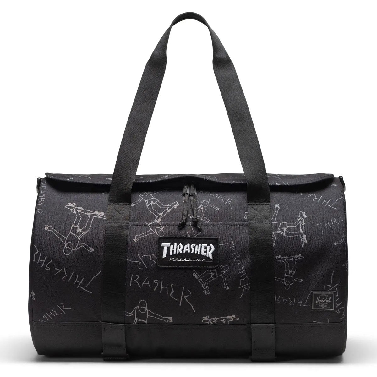 Herschel Supply x Thrasher Gonz Heritage Skate Duffle Bag - Black image 1
