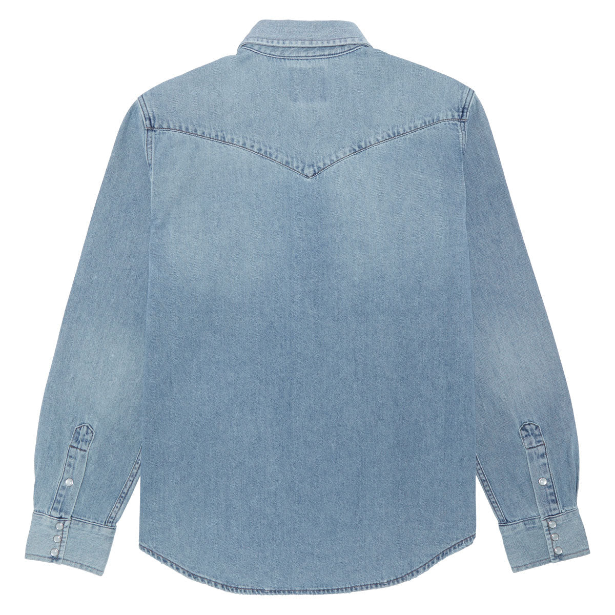 Sendero The Wyatt Pearl Snap Long Sleeve Shirt - Vintage Denim image 2