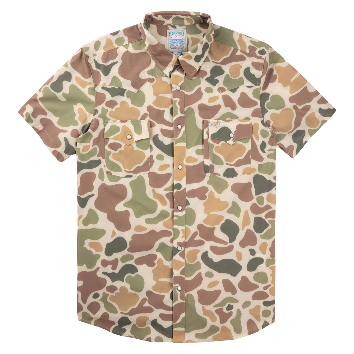 Sendero Confluence Tech Shirt - Field Camo image 1