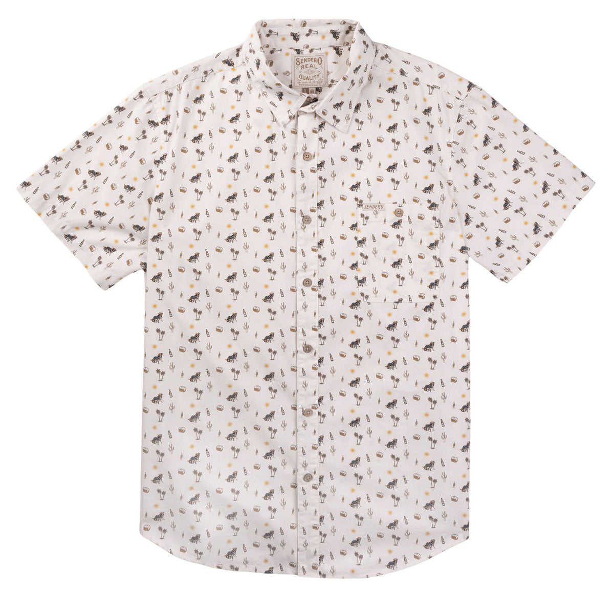 Sendero City Slicker Shirt - White Oasis image 1