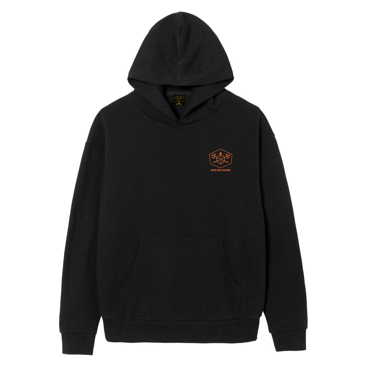 Dark Seas Solid Oak Hoodie - Black image 2