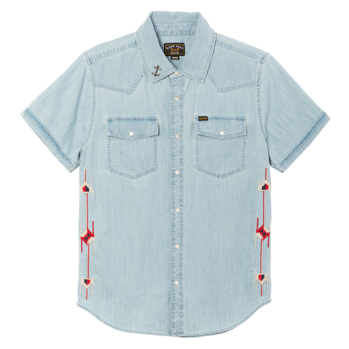 Dark Seas Autry Shirt - Light Indigo image 1
