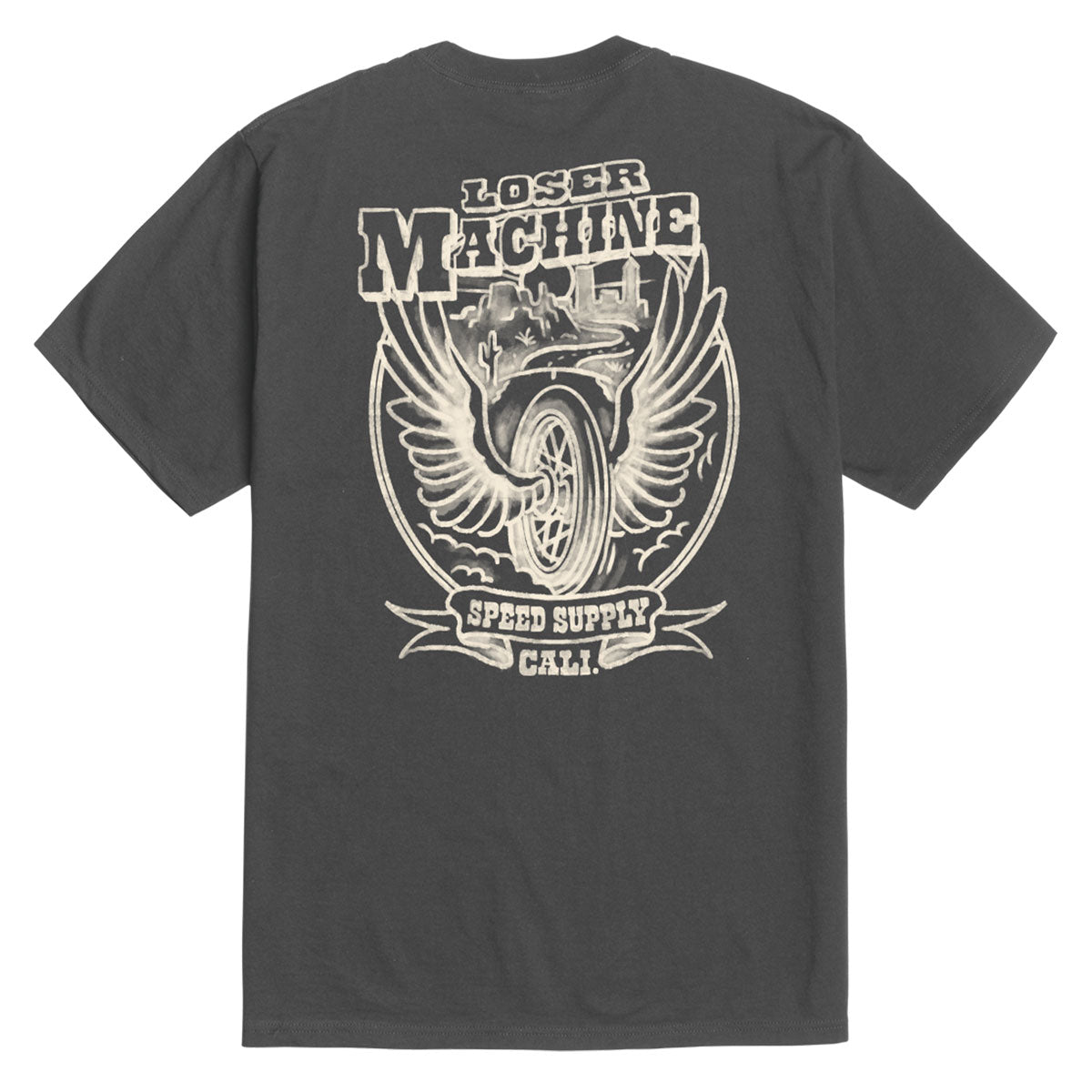 Loser Machine Desert Lands T-Shirt - Vintage Black image 1