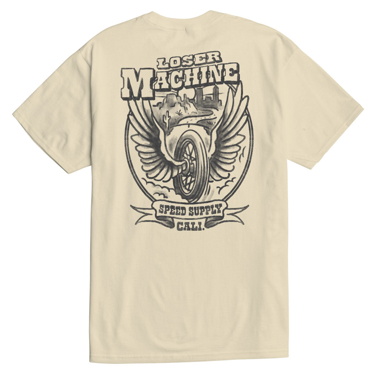 Loser Machine Desert Lands T-Shirt - Cream image 1