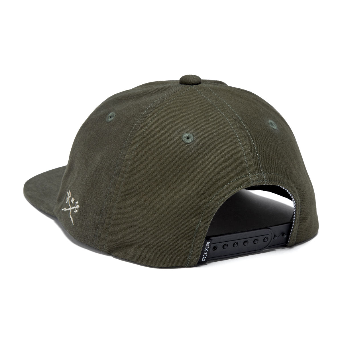 Dark Seas Tridents Low Pro Hat - Olive image 2