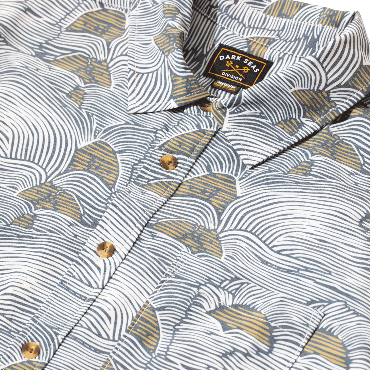 Dark Seas Bobby Shirt - Navy/Gold image 3