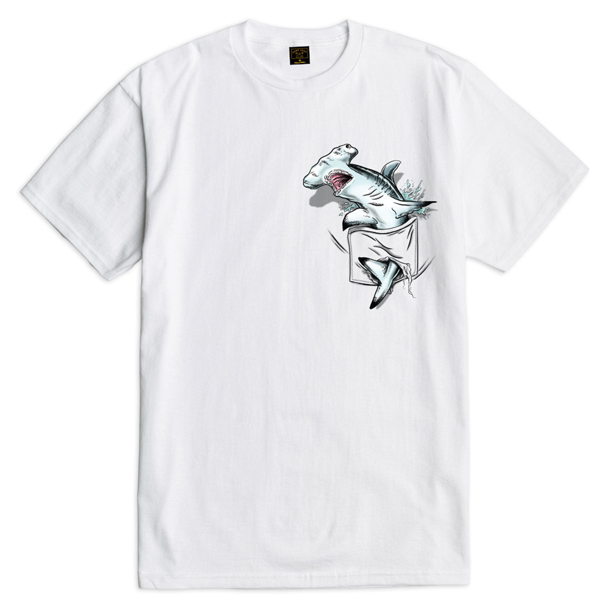 Dark Seas Hammer Pocket T-Shirt - White image 1