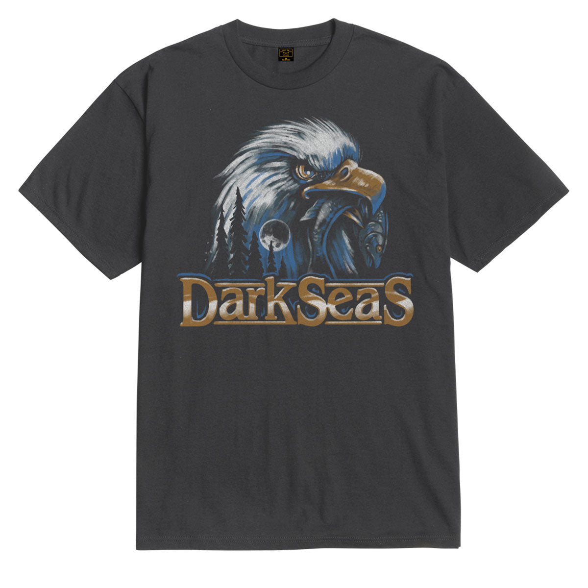 Dark Seas Freedom Call T-Shirt - Dusty Black image 1
