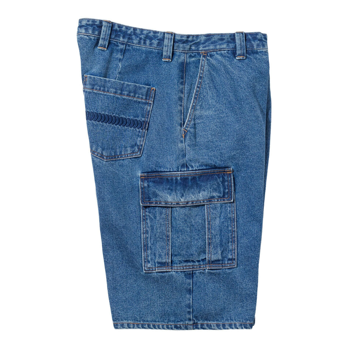 Spitfire Classic '87 Denim Cargo Shorts - Light Stone Wash image 3