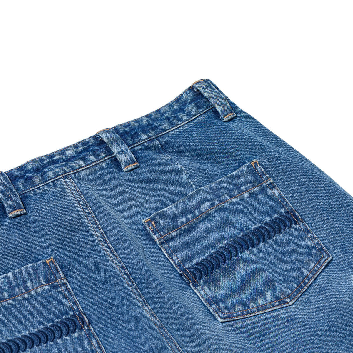 Spitfire Classic '87 Denim Cargo Shorts - Light Stone Wash image 5
