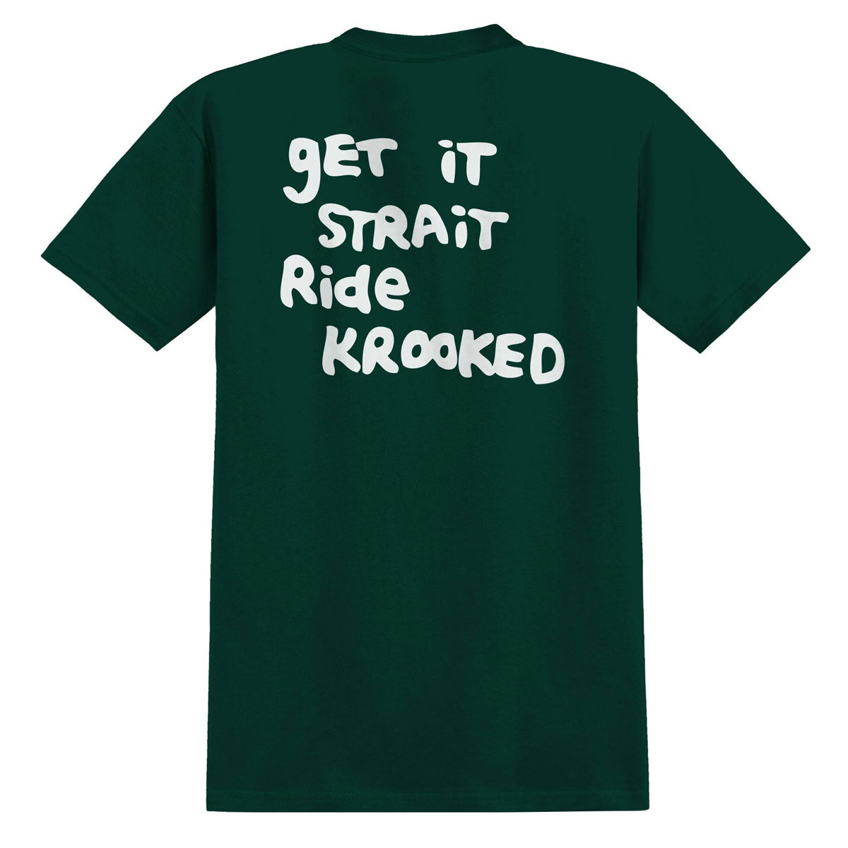 Krooked Strait Eyes T-Shirt - Forest/Black/White Prints image 2