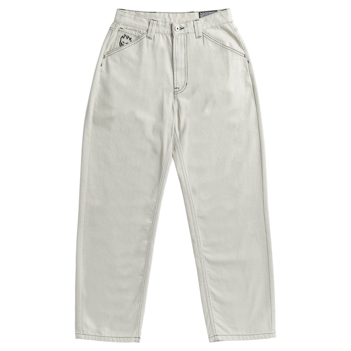 Spitfire Bighead Denim Jeans - Natural/Black Stitch image 1